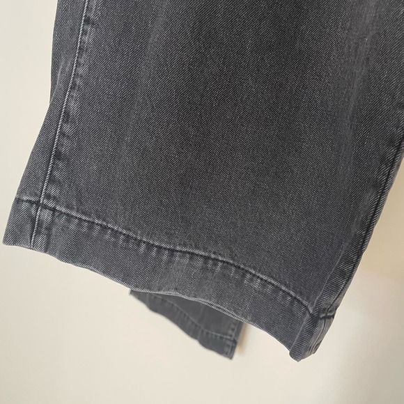 Madewell Charcoal Wide Leg Jeans - Picture 7 of 10